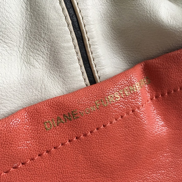 Diane Von Furstenberg color blocked hobo bag - Picture 2 of 8